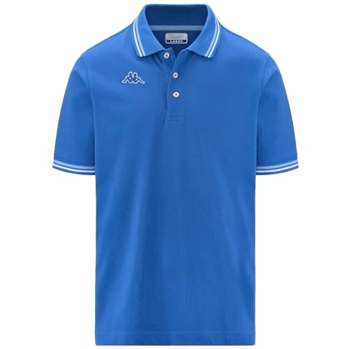 Men's Short Sleeve Polo Shirt Blue, blue, XL