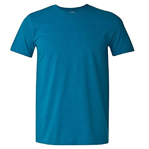 Mens Short Sleeve Soft-Style T-Shirt (L) (Antique Sapphire)