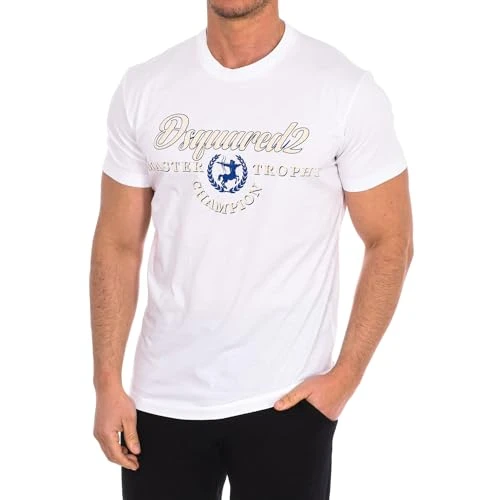 Men's Short Sleeve T-Shirt S71GD1346-S23009, white, L