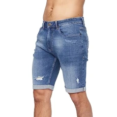 Mens Shorts Knee Length Sweatpants, Gym Casual, Half Pants(30/ Semi-Washed Blue) Mens Shorts Knee Length Sweatpants, Gym Casual, Half Pants(30/ Semi-Washed Blue)