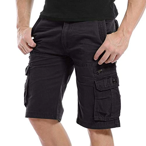 Men's Shorts Summer Bermuda Shorts Men Casual Pants Outdoor Beach Shorts Chino Cargo Regular Fit Wal