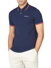 Men's Signature Polo Shirt, Blue (Dark Navy 25), Medium (Size:M)