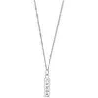 Mens Silver Curb Chain Brand Inglot Necklace - 61cm