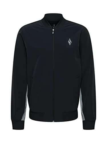 Mens Skechweave Premium Bomber Jacket Black M