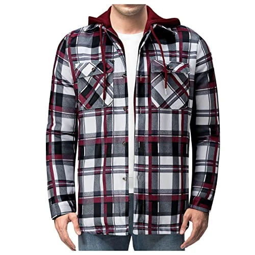 Mens SKI Jackets Western Aztec Ethnic Print Solid Lace Up Loose Fit Lightweight Front Pocket Henley Neck Drawstring 4-Way Stretch with Pockets Cotton Blend Muscle Fit Shirts