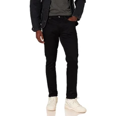 Men's Skinny-Fit Stretch Jean, Black, 32W / 28L