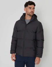 Men's Slate Hooded Puffer Jacket