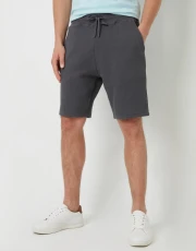 Men's Slate Textured Sweat Shorts