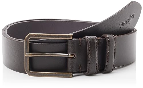 Men's Slim Belt, Brown, 110 cm