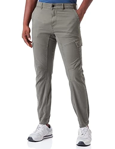 Men's Slim cargo trousers 1032860, 10415 - Dusty Olive Green, S