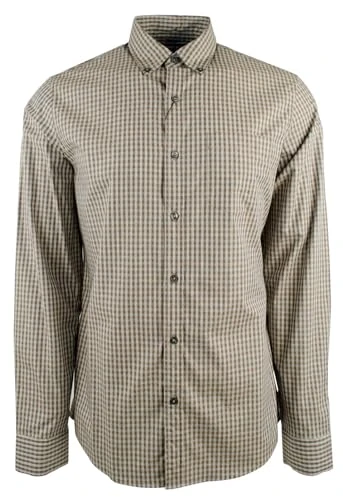 Men's Slim Fit Check Long Sleeve Shirt