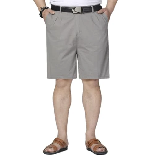 Mens Slim Fit Chino Shorts Dress Shorts Summer Outdoor Casual Shorts Golf Bermuda Shorts with Pocket