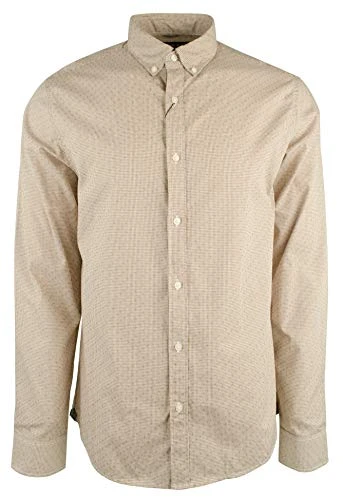 Men's Slim Fit Cotton Long Sleeve Shirt-DH-XL