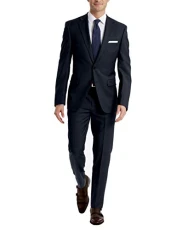 Men's Slim Fit Dress Pant, Navy, 36W x 32L