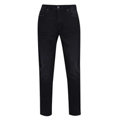 Mens Slim Jeans Black 32W S