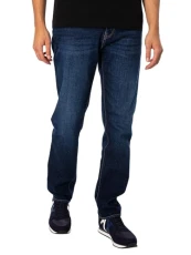 Mens Slim Jeans Dark Blue 30W / 30L