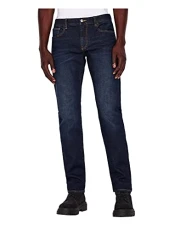 Mens Slim Jeans Dark Blue 38W / 30L
