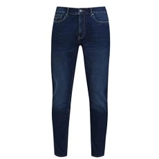 Mens Slim Jeans Mid Wash 34W R