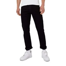 Mens Slim Jeans Skinny Pants Trousers Bottoms Zip Fit Pattern Denim Black 36W R Mens Slim Jeans Skinny Pants Trousers Bottoms Zip Fit Pattern Denim Black 36W R