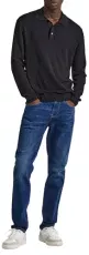 New Trending Men's Slim PM207388 Jeans, Blue (Denim-CT4), 36W / 34L