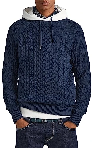 Men's Sly Pullover Sweater, Blue (Dulwich), S