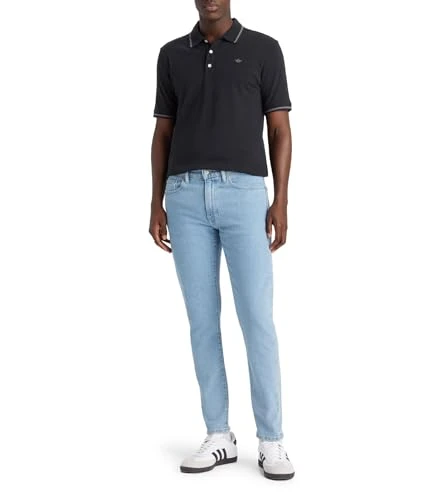 Men's Smart 360 Flex Jean Cut Skinny, Light Indigo Stonewash, 32W / 34L