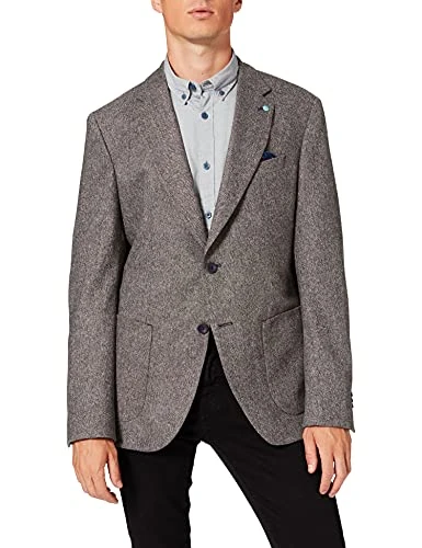 Men's Smart Casual Sakko Michel2 Futureflex Extra Strech Blazer, Grey (Smoke Pearl 2400), 94