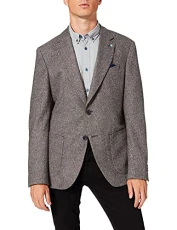 Men's Smart Casual Sakko Michel2 Futureflex Extra Strech Blazer, Grey (Smoke Pearl 2400), 94 Men's Smart Casual Sakko Michel2 Futureflex Extra Strech Blazer, Grey (Smoke Pearl 2400), 94