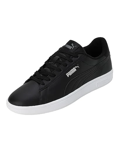 Mens Smash 3.0 L Sneaker,  Black  Black  White, 9.5 UK