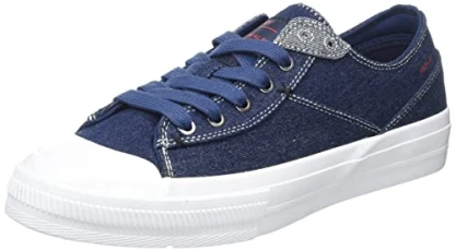 Men's SNAP Low Sneaker, 3039 DK Denim RED, 10 UK Men's SNAP Low Sneaker, 3039 DK Denim RED, 10 UK