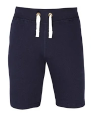 Mens Soft Cotton Fabric Heavyweight Campus Shorts New French Navy M Mens Soft Cotton Fabric Heavyweight Campus Shorts New French Navy M