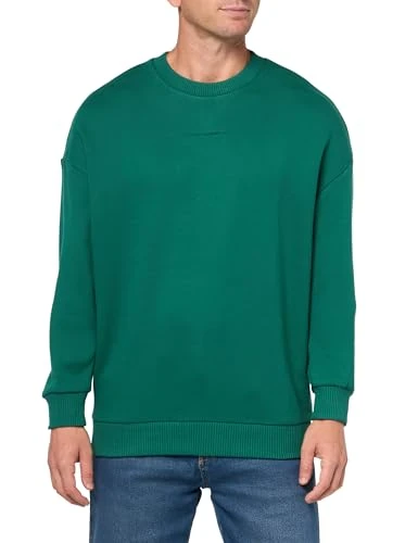 Men's Soho Crew Neck Sweatshirt, Viridian, XL