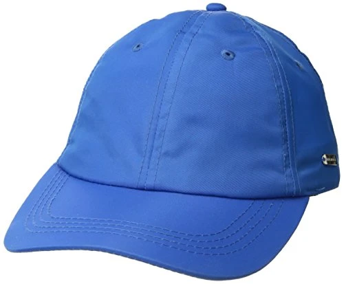 Men's Solid Soft Nylon Baseball Cap, Neon Blue, One Size