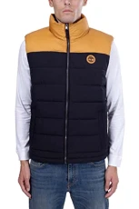 Men's South Twin Lake TFO Heavy Puffer Vest Wheat Boot Jacket, Black/White, XXL Men's South Twin Lake TFO Heavy Puffer Vest Wheat Boot Jacket, Black/White, XXL