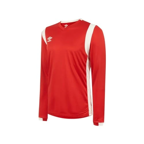 Mens Spartan Jersey Long Sleeve T-Shirt Vermillion M