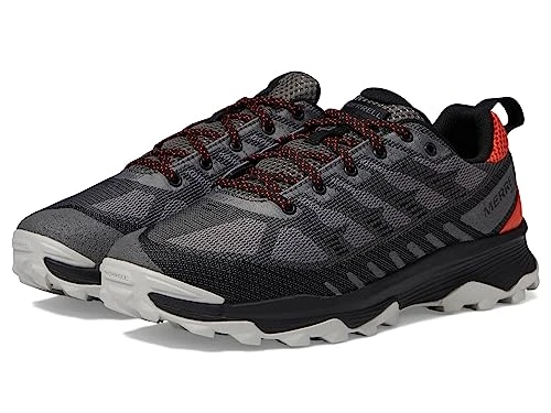 Men's Speed ECO WP-Charcoal/Tangerine Low-Top Sneakers, 10 UK