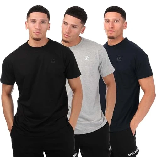 Mens Sport 3P Pf T-Shirt Black/Navy/Slate M