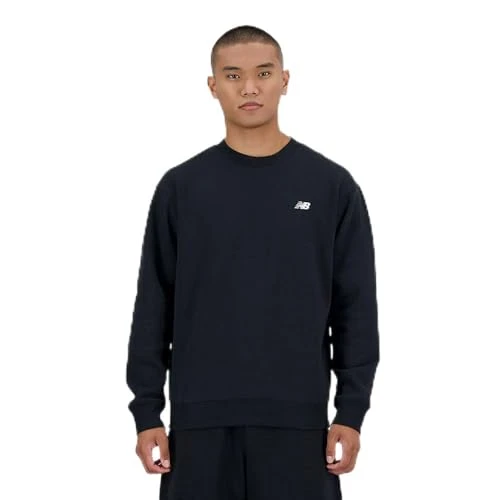 Men's Sport Essentials Fleece Crew Sweatshirt, Black, XL