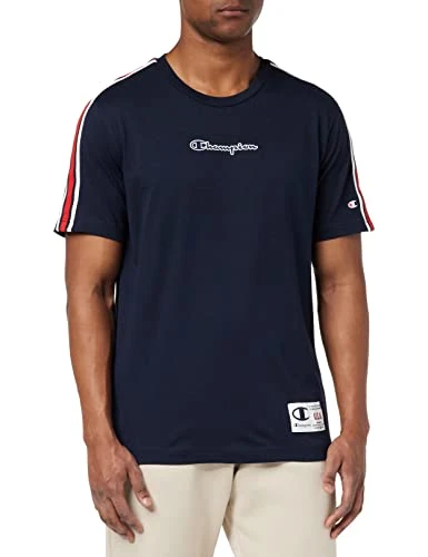 Men's Sport Tech S-S Short Sleeve T-Shirt, Navy Blue, S