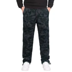 Men's Spring Cashew Casual Sports Haren Trousers Baggy High Street Multi Bag Overalls Cargo Trousers Man Summer Trousers Men's Jogging Bottoms Men's Training Trousers Men, Camouflage, XL