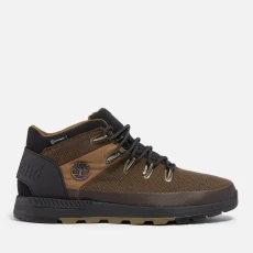 Mens Sprint Trekker Mid Waterproof Canvas Boots - UK - Green