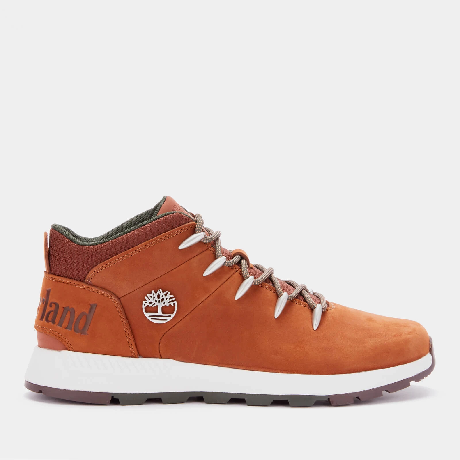 Mens Sprint Trekker Nubuck Mid Boots - Rust - Brown