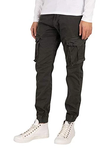 Men's Spy Casual Trousers Pants, Greyblack, 36