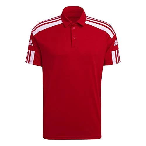 Men's Squadra 21 Polo Shirt (Short Sleeve), Team Power red/White, 3XL