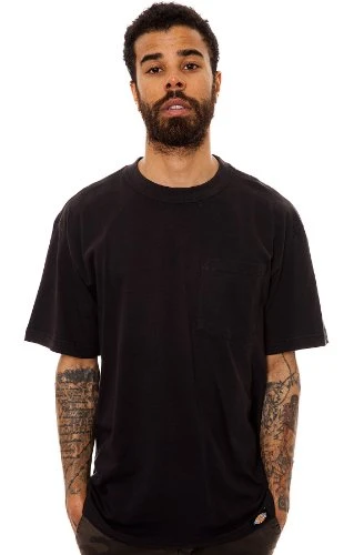 Men's, SS POCKET TEE RELAXED, BLACK, XXL