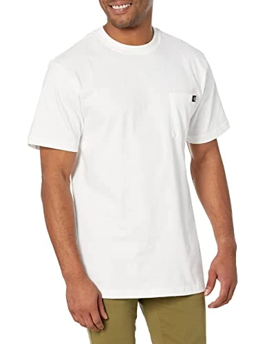 Men's, SS POCKET TEE RELAXED, WHITE, XL