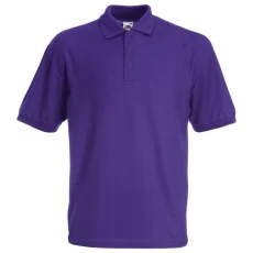 Men's SS033M Short Sleeve Polo Shirt, Purple, Medium (Manufacturer Size:M)