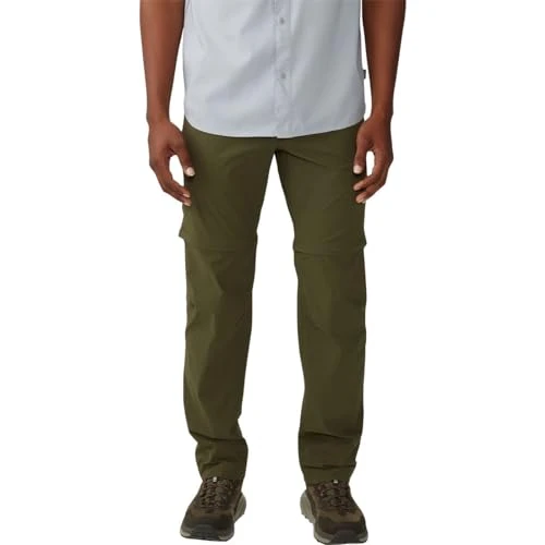 Men's Standard Basin Trek Convertible Pant, Dark Pine