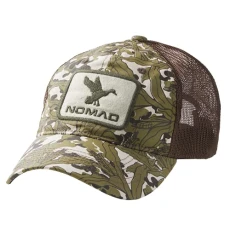 Men's Standard Camo Hunting W Adjustable Mesh Back Cap, Twill-Duck Patch, One Size