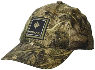 Men's Standard Woven Hunting Cap W/Snap Back Closure, Mossy Oak Migrate Camo Patch, One Size